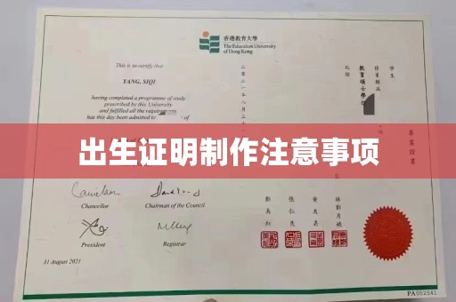 紫阳出生证明制作注意事项