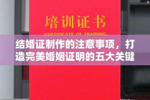 紫阳结婚证制作的注意事项，打造完美婚姻证明的五大关键点