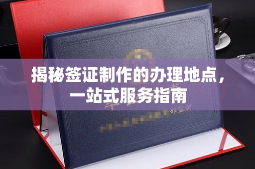 紫阳揭秘签证制作的办理地点，一站式服务指南
