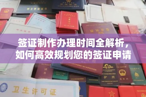 紫阳签证制作办理时间全解析，如何高效规划您的签证申请流程